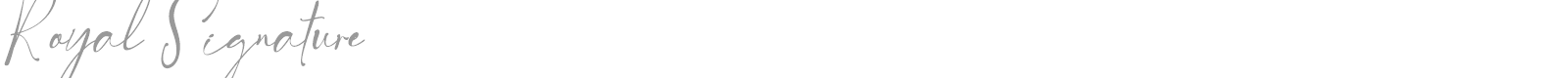 Royal Signature font preview